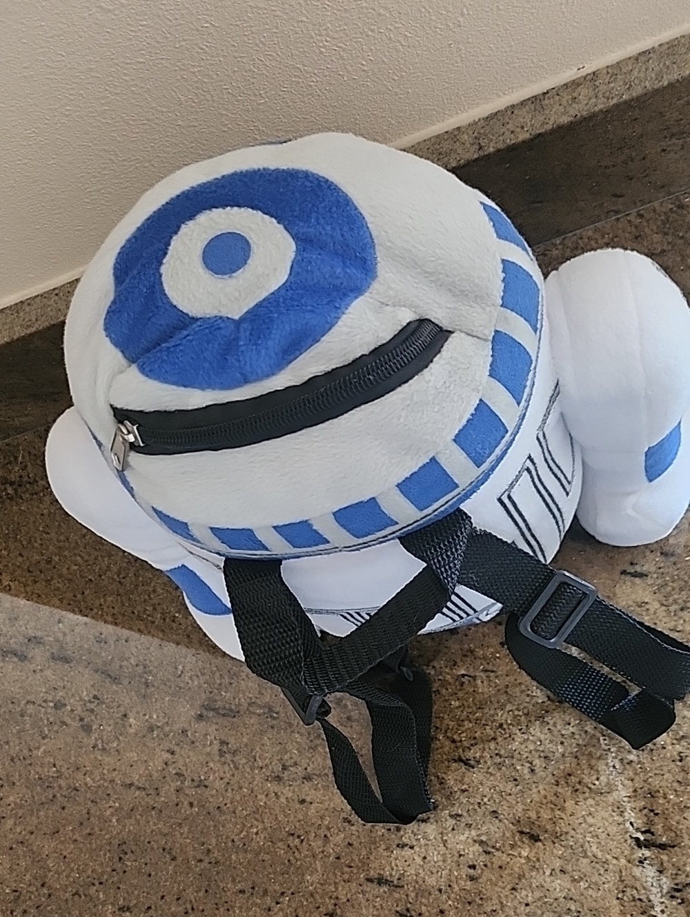 Star Wars Plush Backpack R2D2 - PLUS! R2D2 Storage Container with Handle - Picture 6 of 12